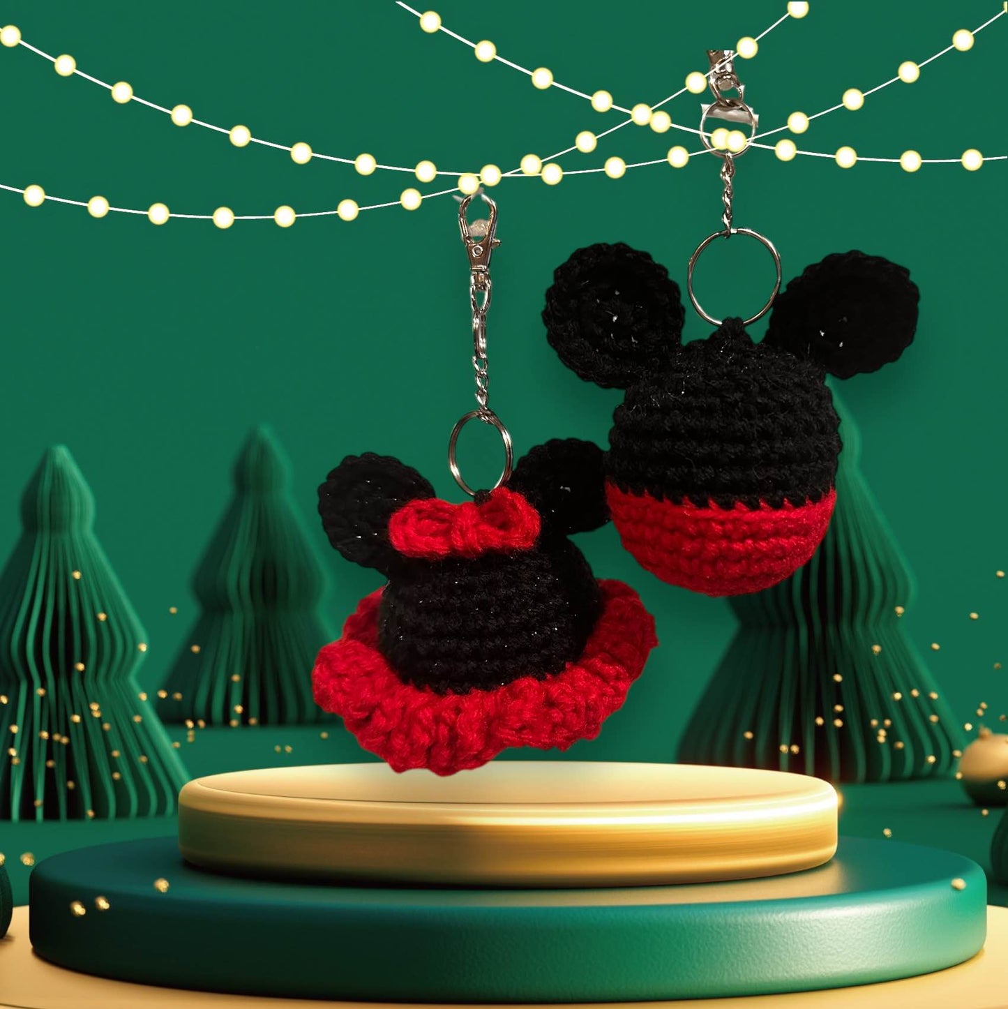 Minnie & Mickey Keychains